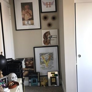 Chanel Wall Mirrored Art